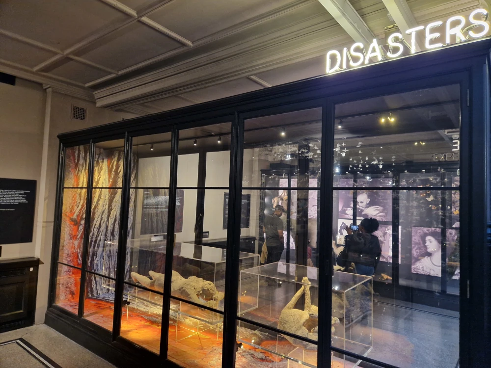 Manchester Museum Disasters Display
