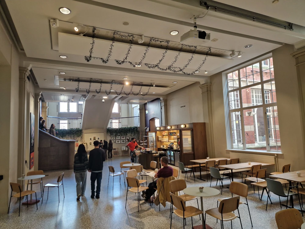 Manchester Museum Coffee bar and seating