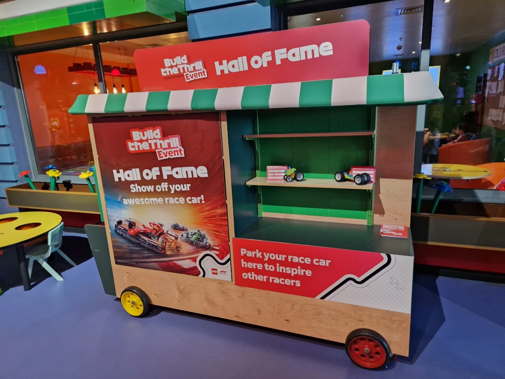 Legoland Discovery Centre Manchester Build The Thrill Build Display