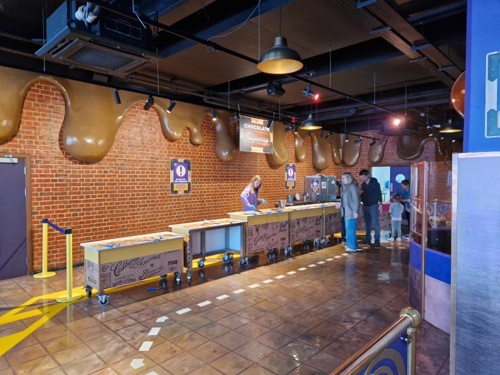 Cadbury World Chocolate Tempering Area