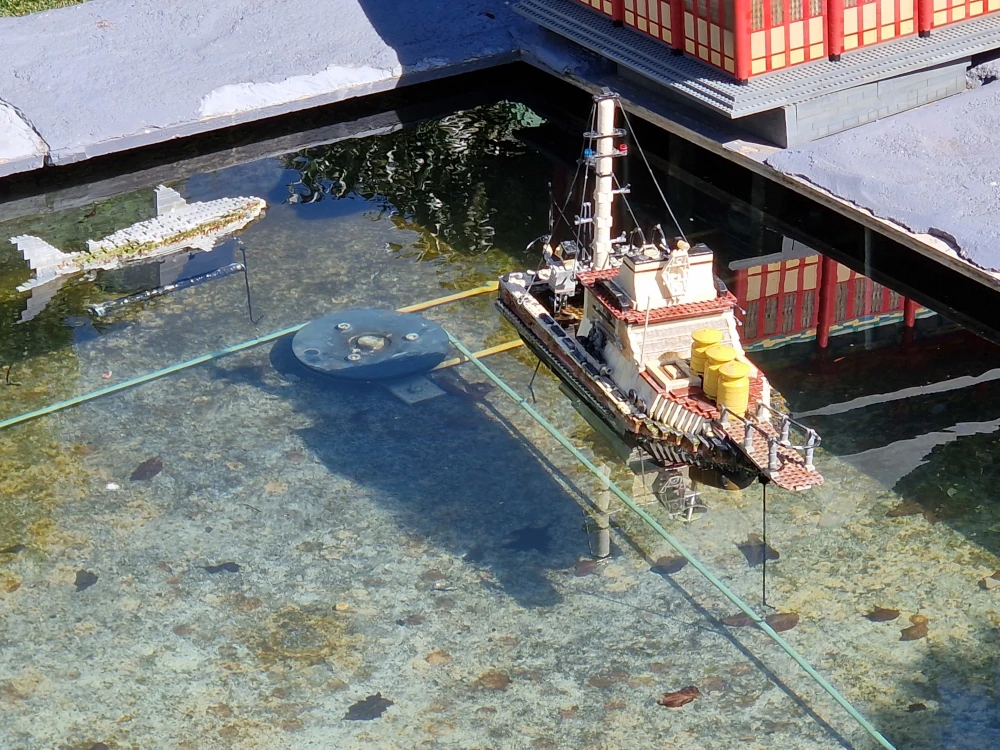 Legoland Windsor Miniland Jaws and The Orca