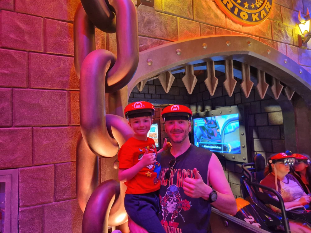 Epic Universe Super Mario Kart Queue