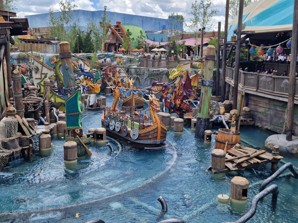 Epic Universe Isle of Berk Fyre Drill