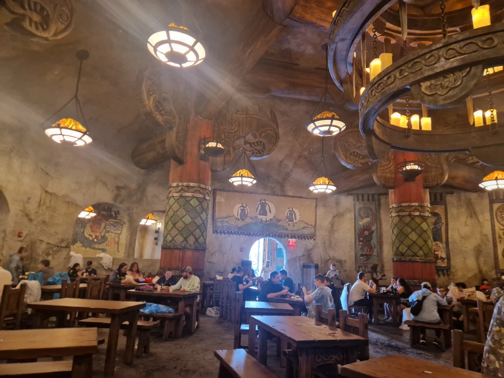 Epic Universe Mead Hall Inside