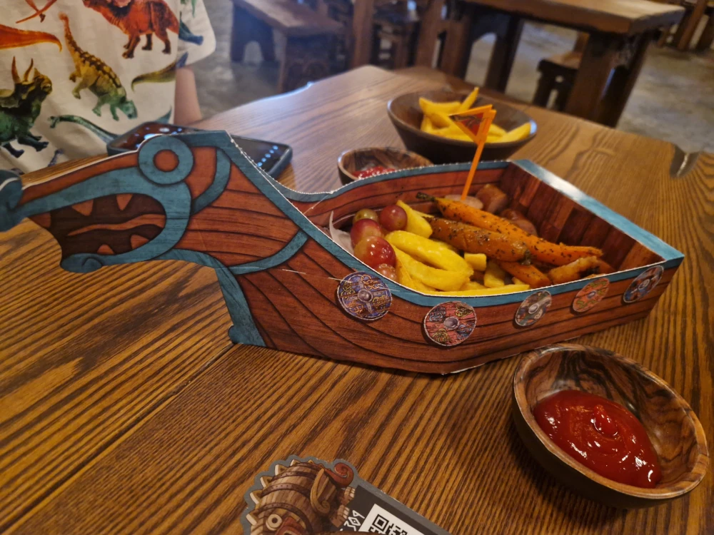 Epic Universe Mead Hall Barf & Belch’s Duo Plate