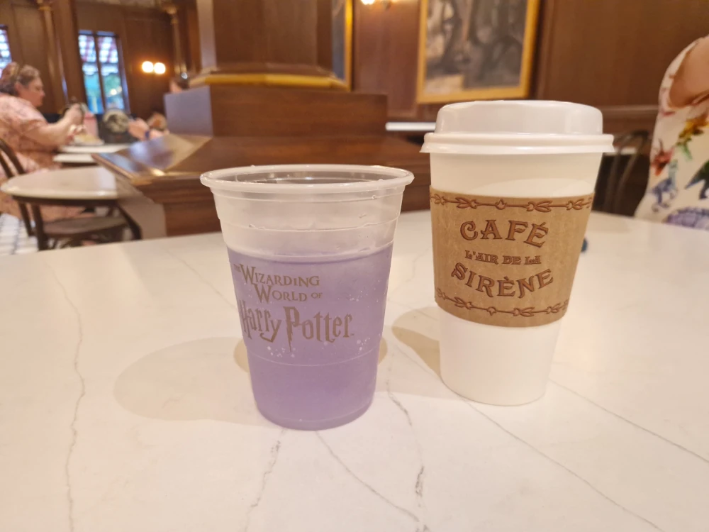 Epic Universe Cafe L'air De La Sirene Lavender Lemonade