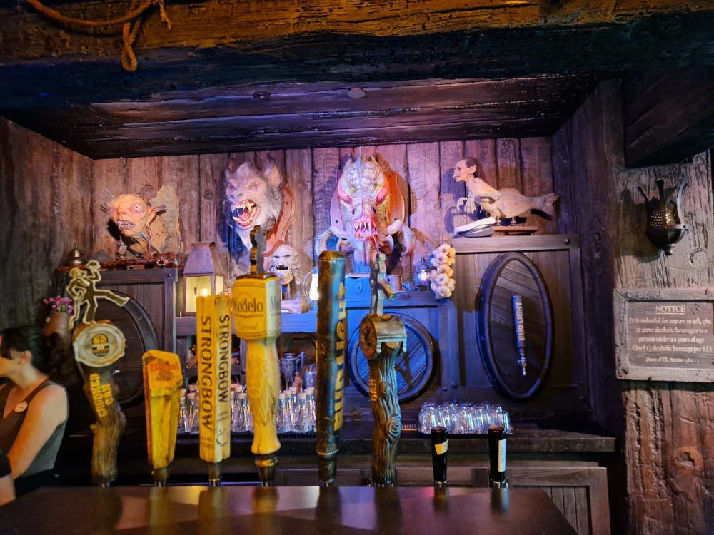 Epic Universe Burning Blade Tavern Monster Theming