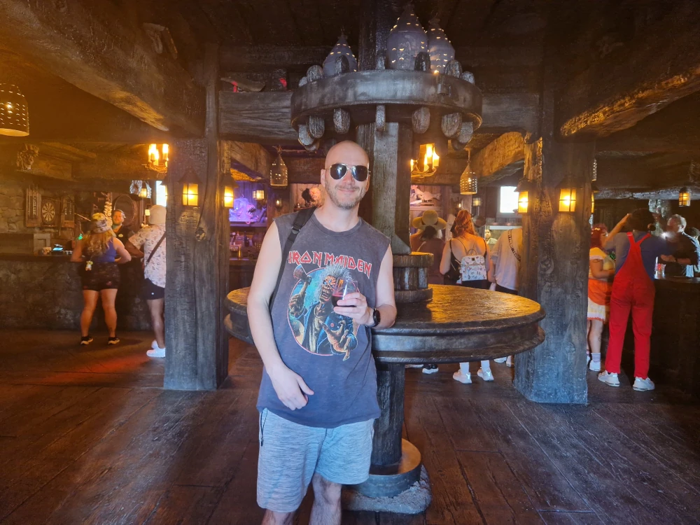 Epic Universe Burning Blade Tavern Inside