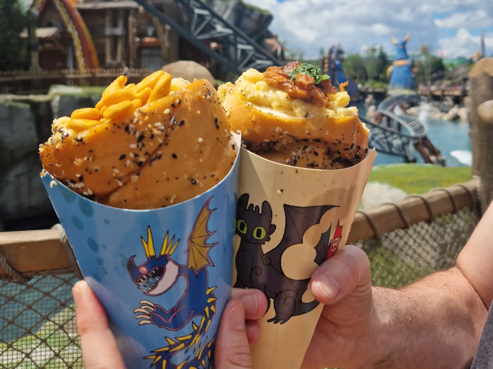 Epic Universe Mac and Cheese Cones