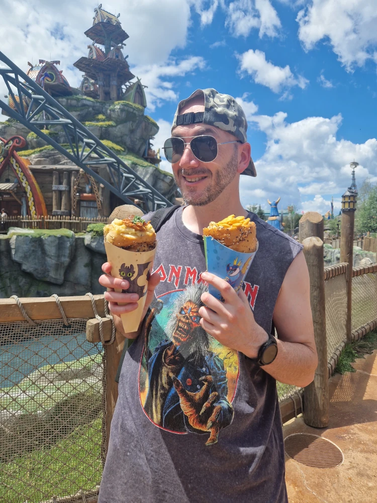 Epic Universe Mac and Cheese Cones