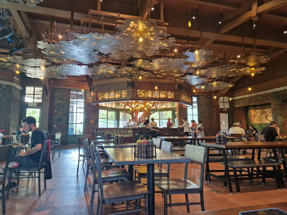 Epic Universe Oak and Star Tavern bar