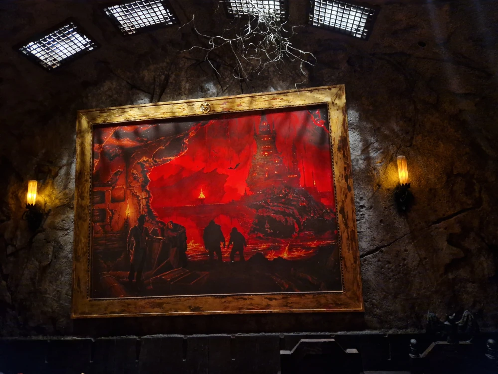 Epic Universe Das Stakehaus Vampire Paintings