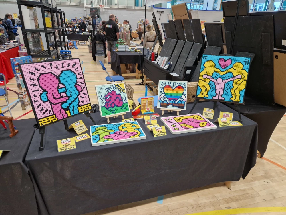 Brick Fest Wrexham Lego Keith Haring Displays