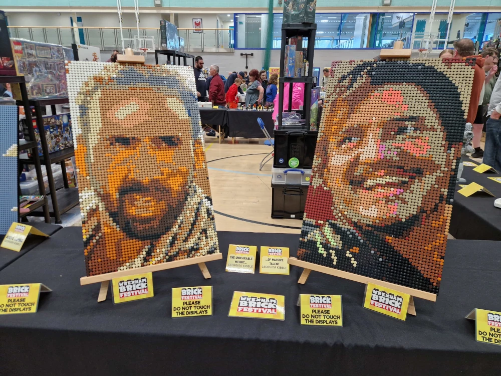 Brick Fest Wrexham Lego Nic Cage Pedro Pascal