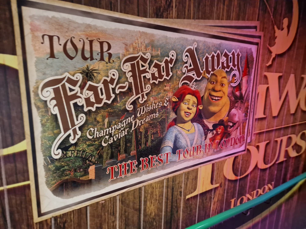 Shrek's Adventure London Tour Poster