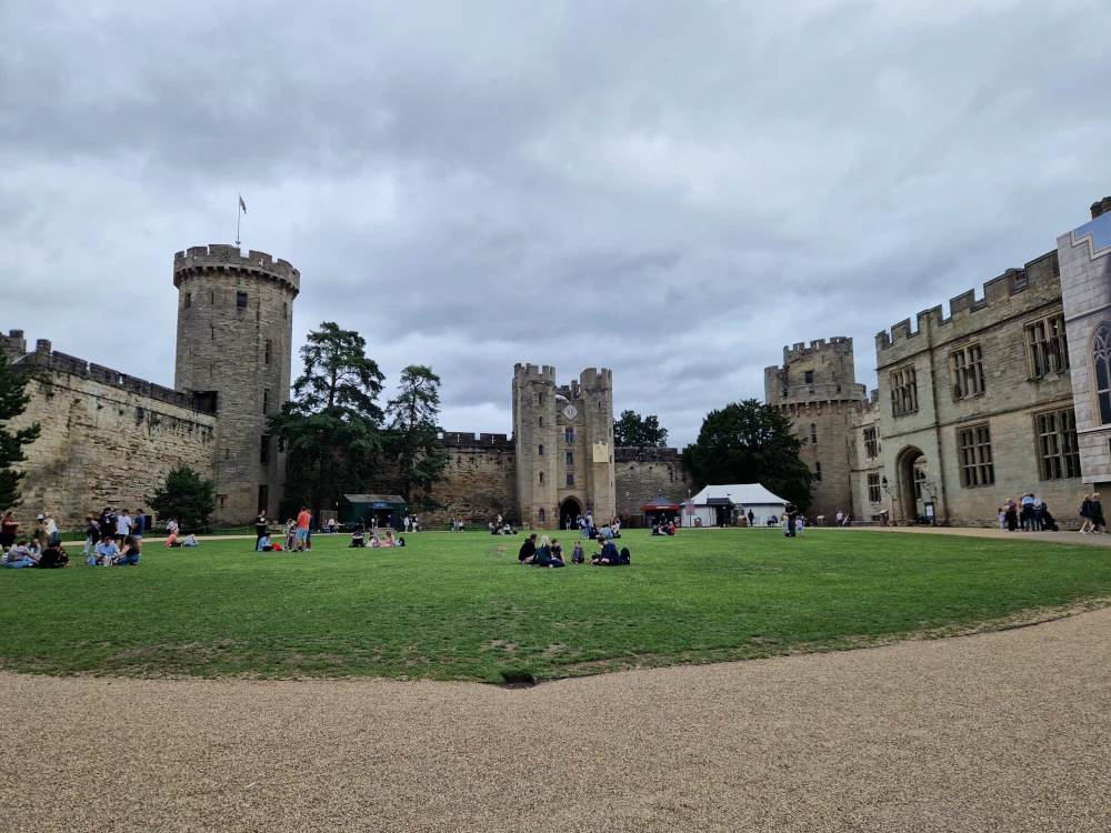 Warwick Castle Inner Courtyard