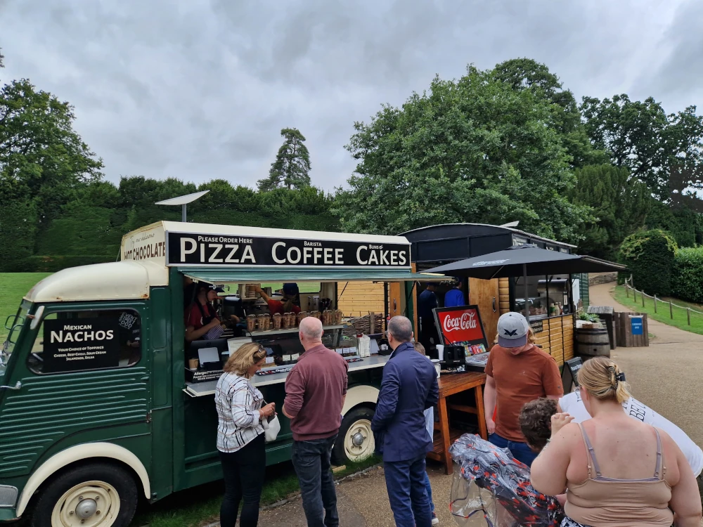 Warwick Castle Pizza Truck