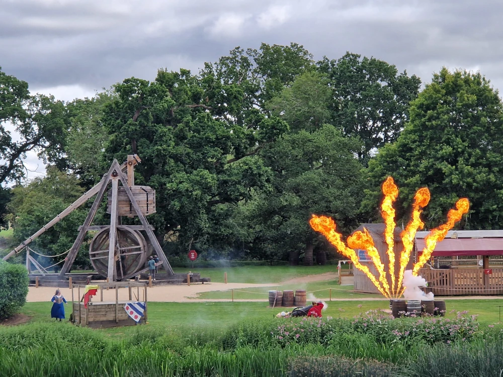 Warwick Castle Trebuchet Show