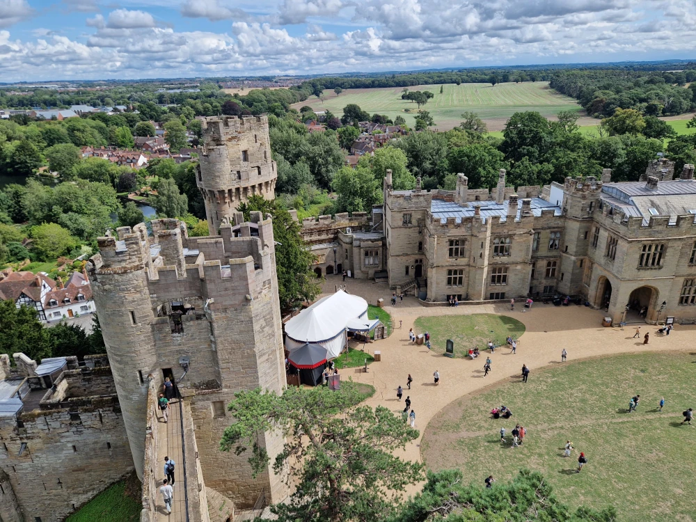 Warwick Castle View from Tower