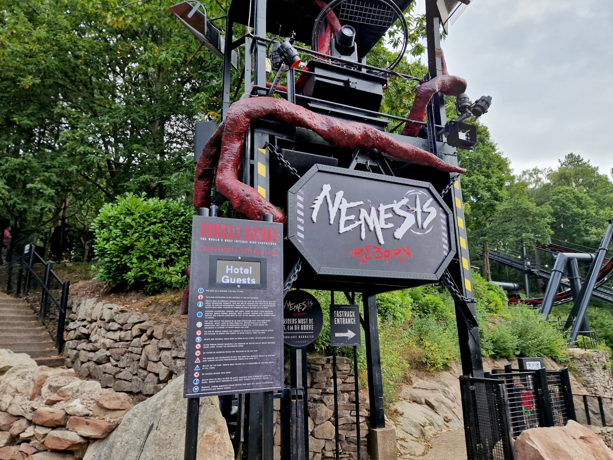 Alton Towers Early Ride Time Nemesis