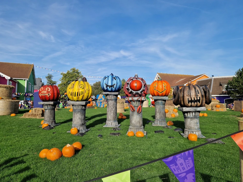 Alton Towers Scarefest Ride Pumpkins