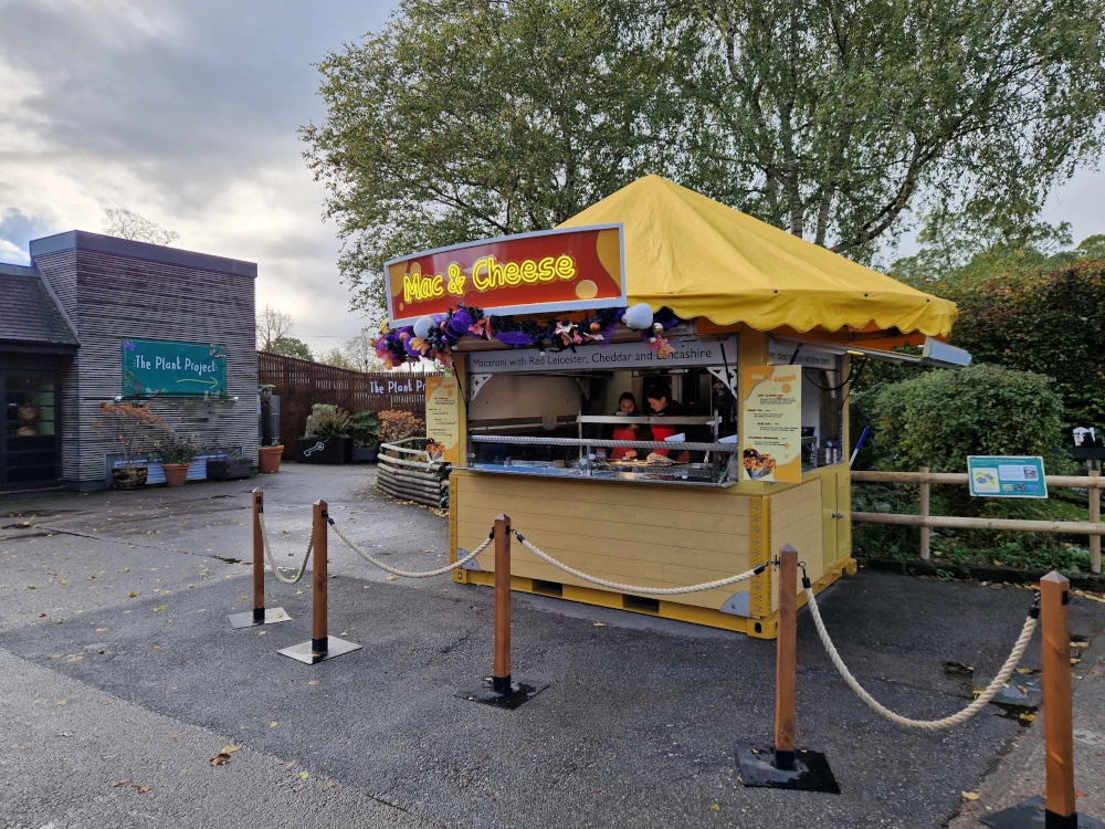 Chester Zoo Halloween Mac and Cheese Stall