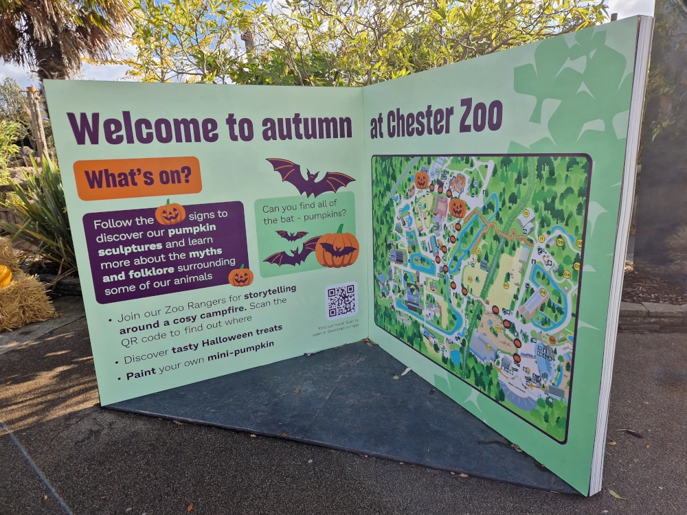 Chester Zoo Halloween Map