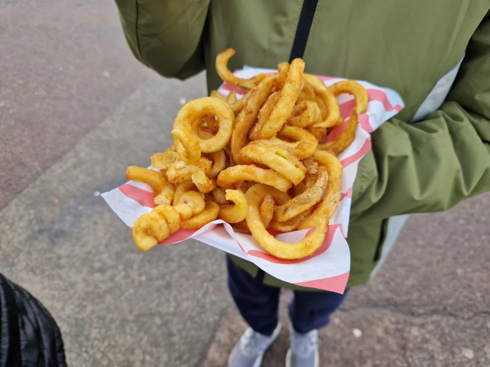 Thorpe Park Curly fries