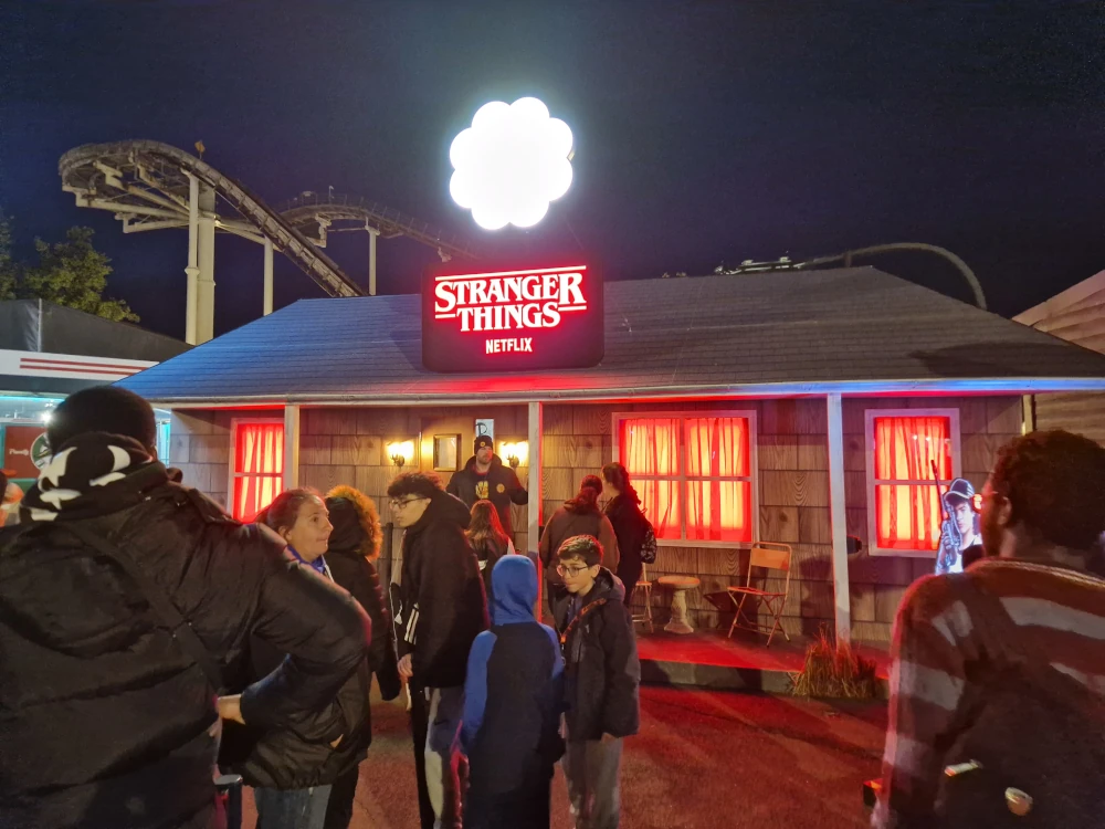 Thorpe Park Stranger Things House