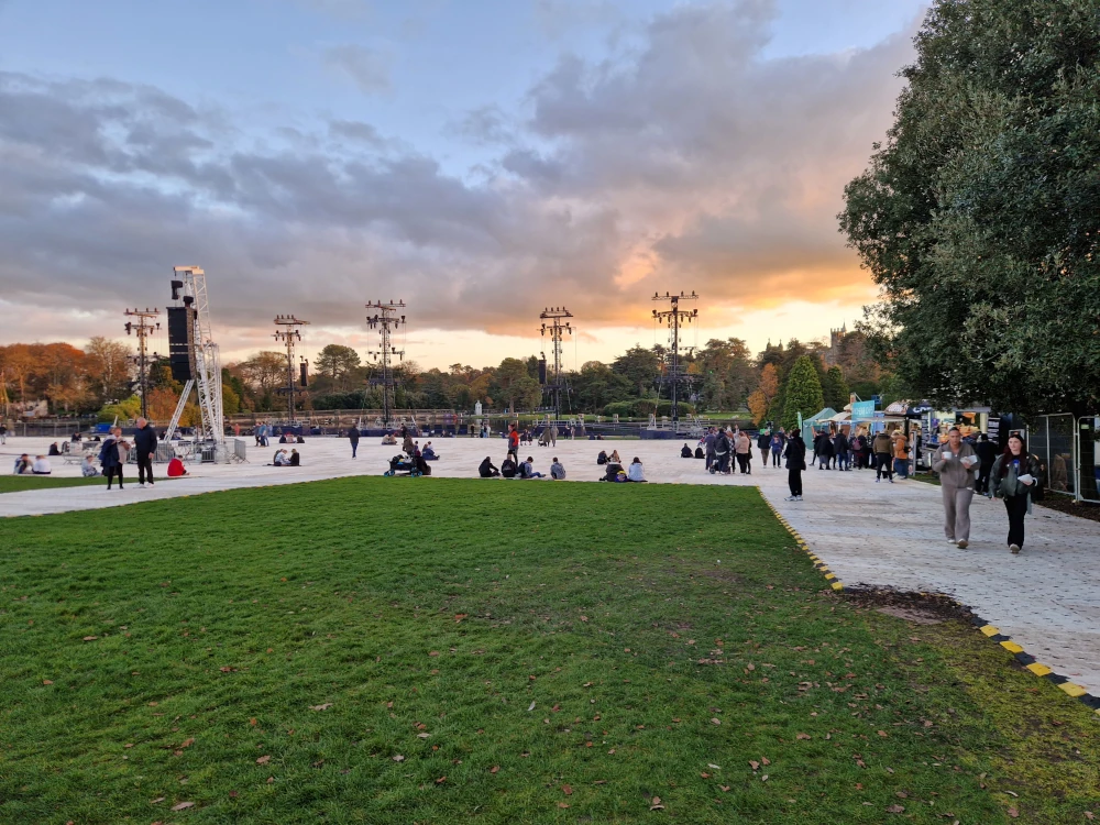 Alton Towers Fireworks Show Area