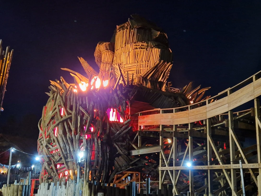 Alton Towers Fireworks Wicker Man Big Bob