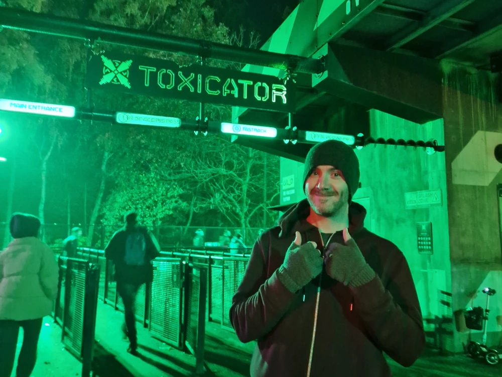 Alton Towers Fireworks Toxicator Entrance