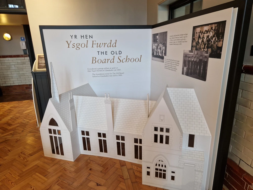 Penderyn Whisky Distillery Llandudno School Building Model