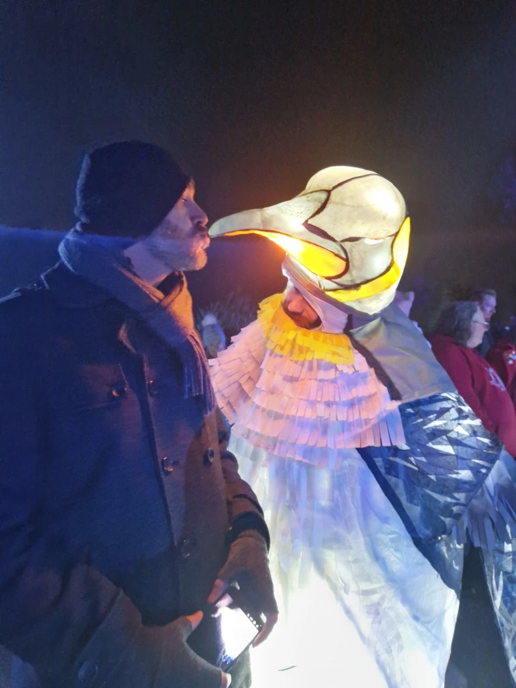 Chester Zoo Lanterns and Light Penguin Costume