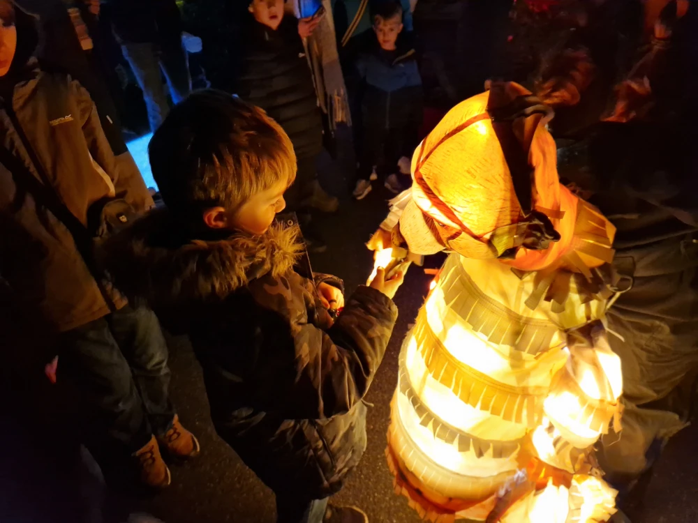 Chester Zoo Lanterns and Light Meerkat Puppet