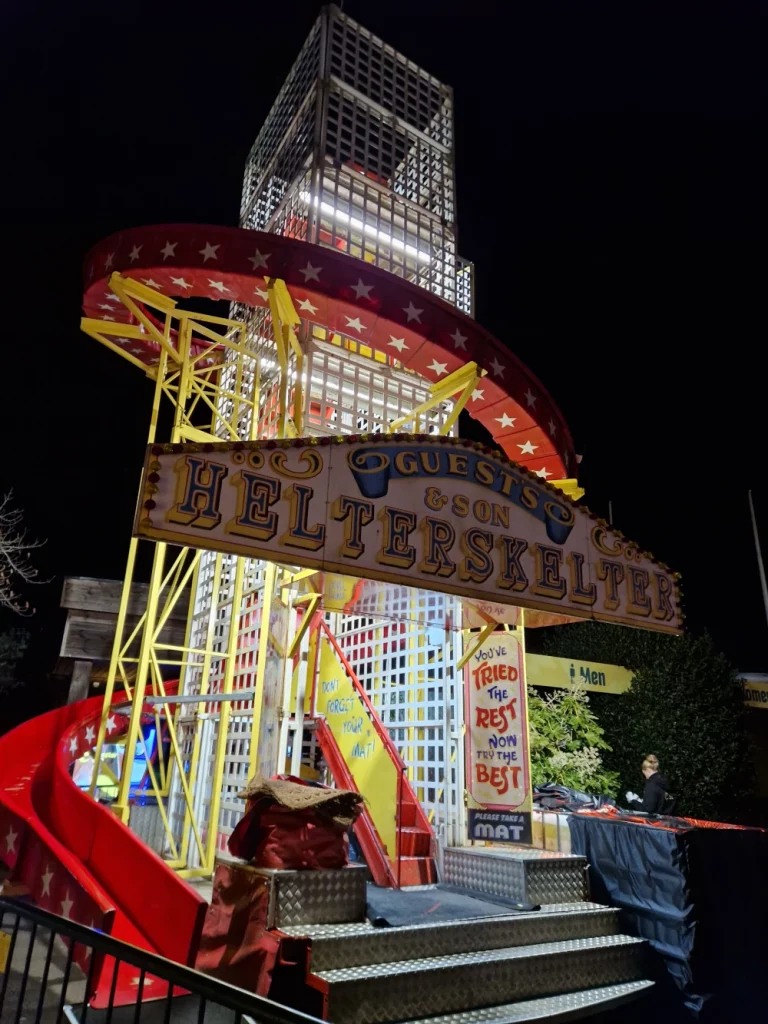 Chester Zoo Lanterns and Light Helter Skelter