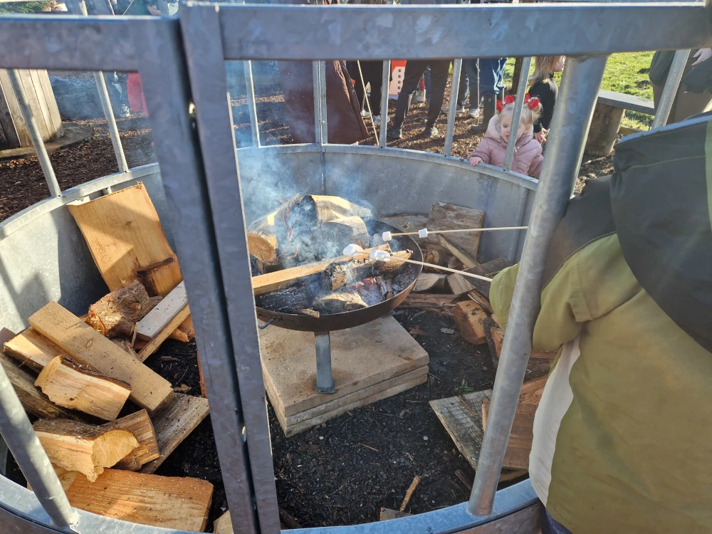 Christmas Farm Wrexham Marshmallow Toasting