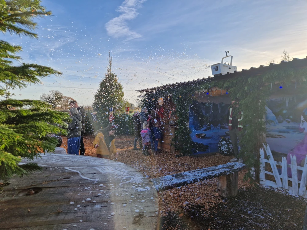 Christmas Farm Wrexham Snow Machine
