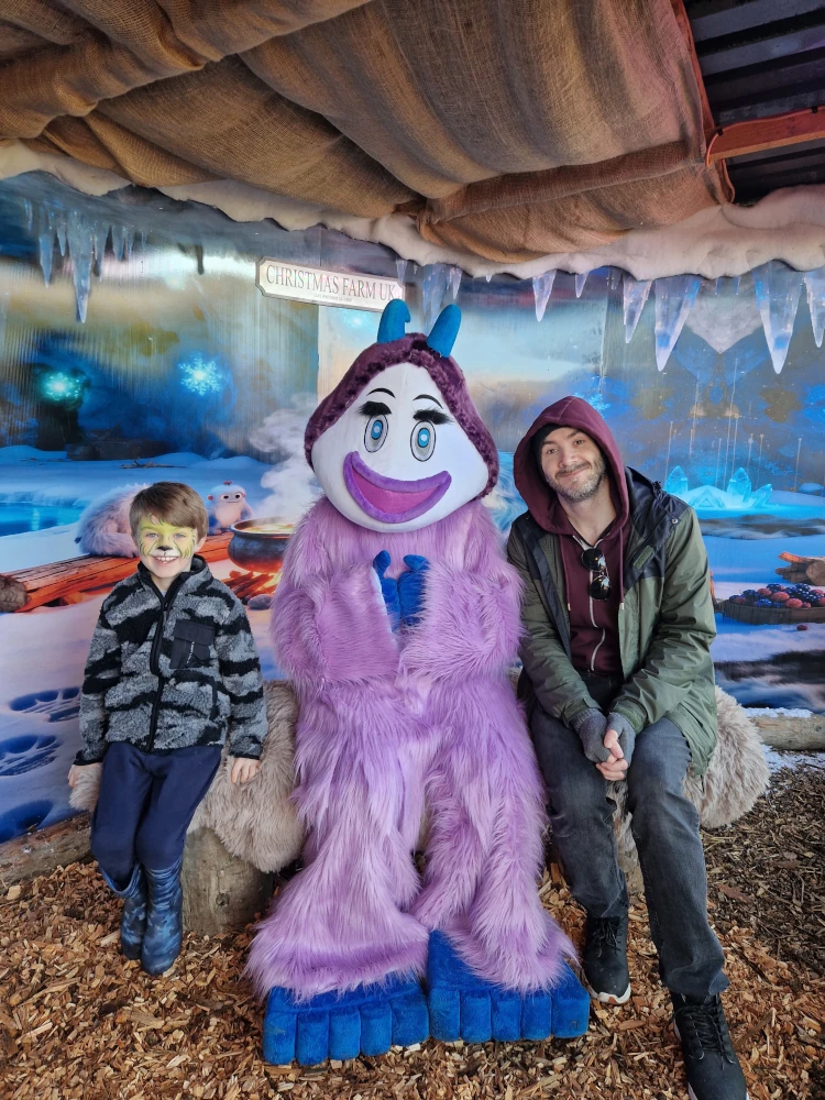 Christmas Farm Wrexham Yeti