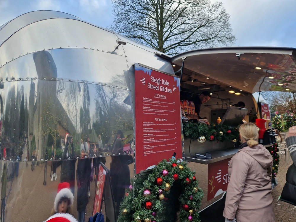 Alton Towers Christmas Food Truck