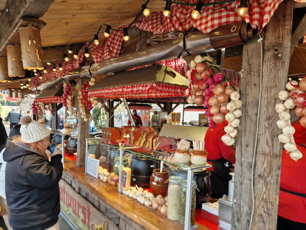 Hyde Park Winter Wonderland Bratwurst Stall