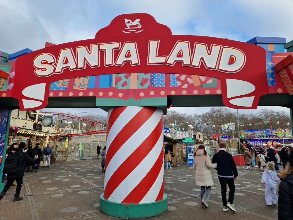 Hyde Park Winter Wonderland Santa Land Entrance
