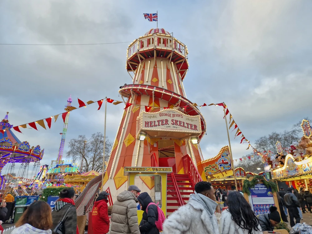 Hyde Park Winter Wonderland Helter Skelter