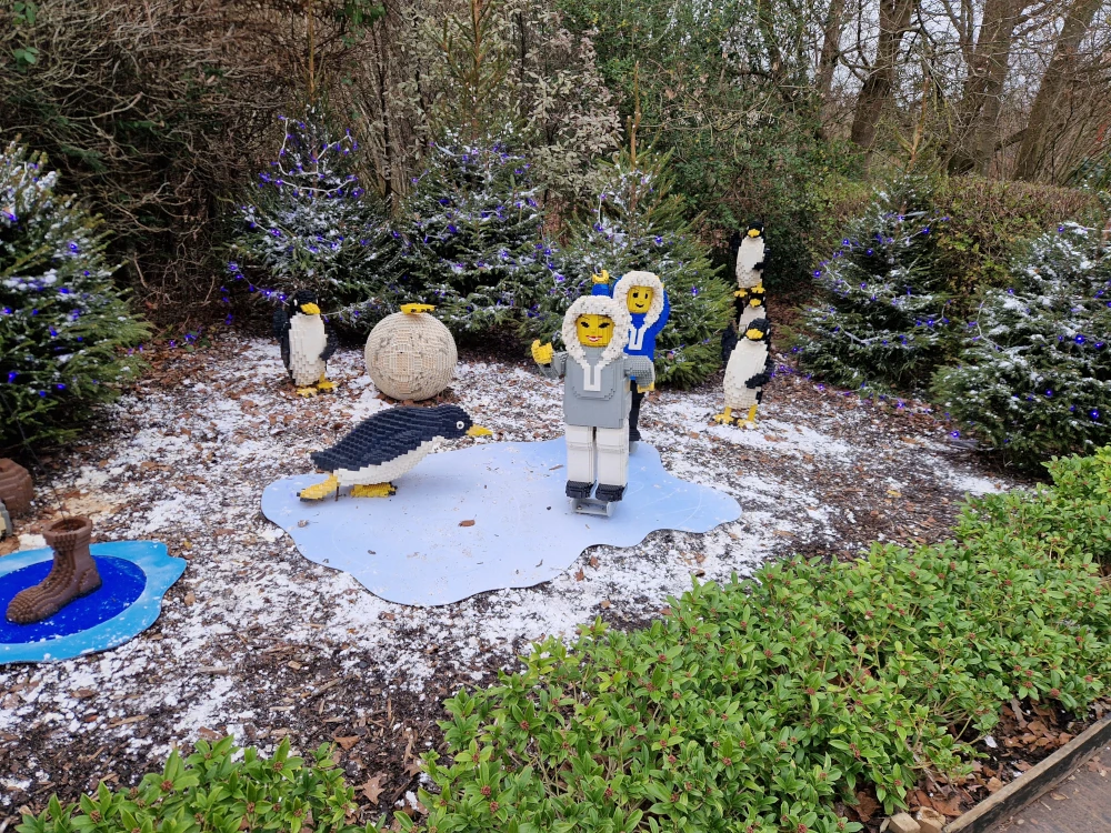 Legoland Windsor Christmas Winter Lego Display