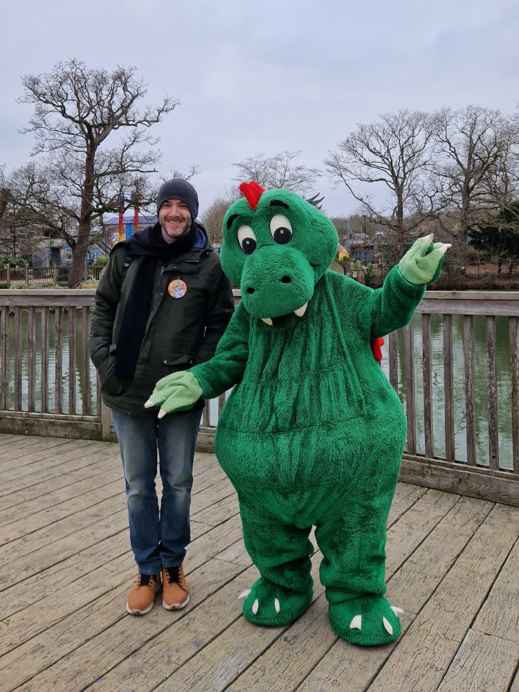Legoland Windsor Christmas Olly the Dragon