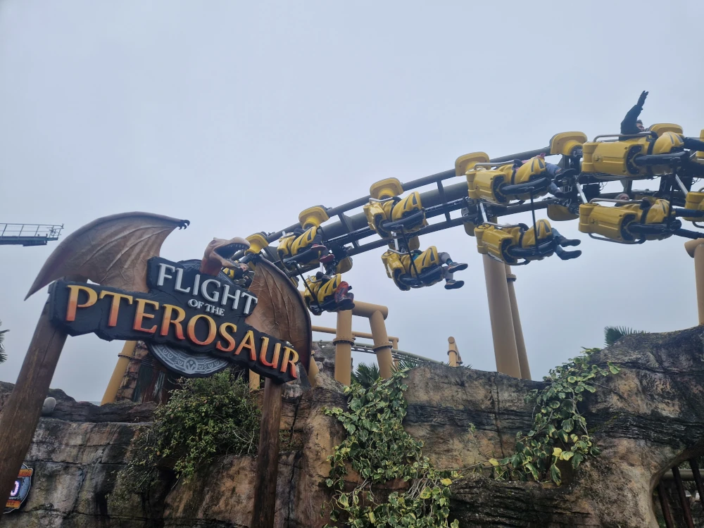 Paultons Park Flight of the Pterosaur