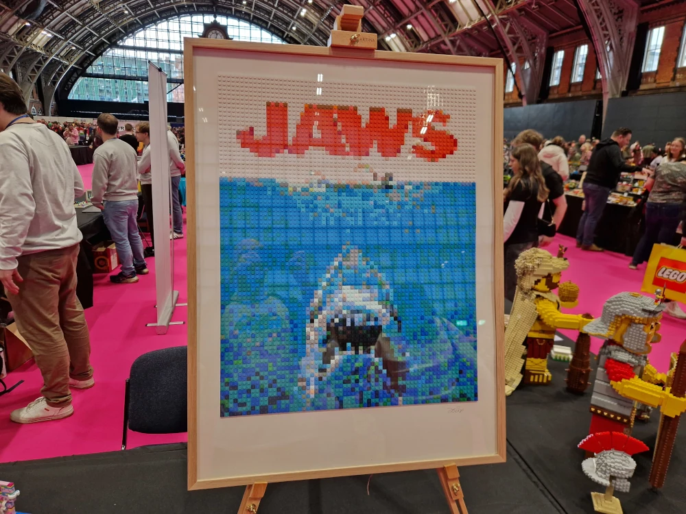 Bricktastic 2026 Jaws Movie Poster