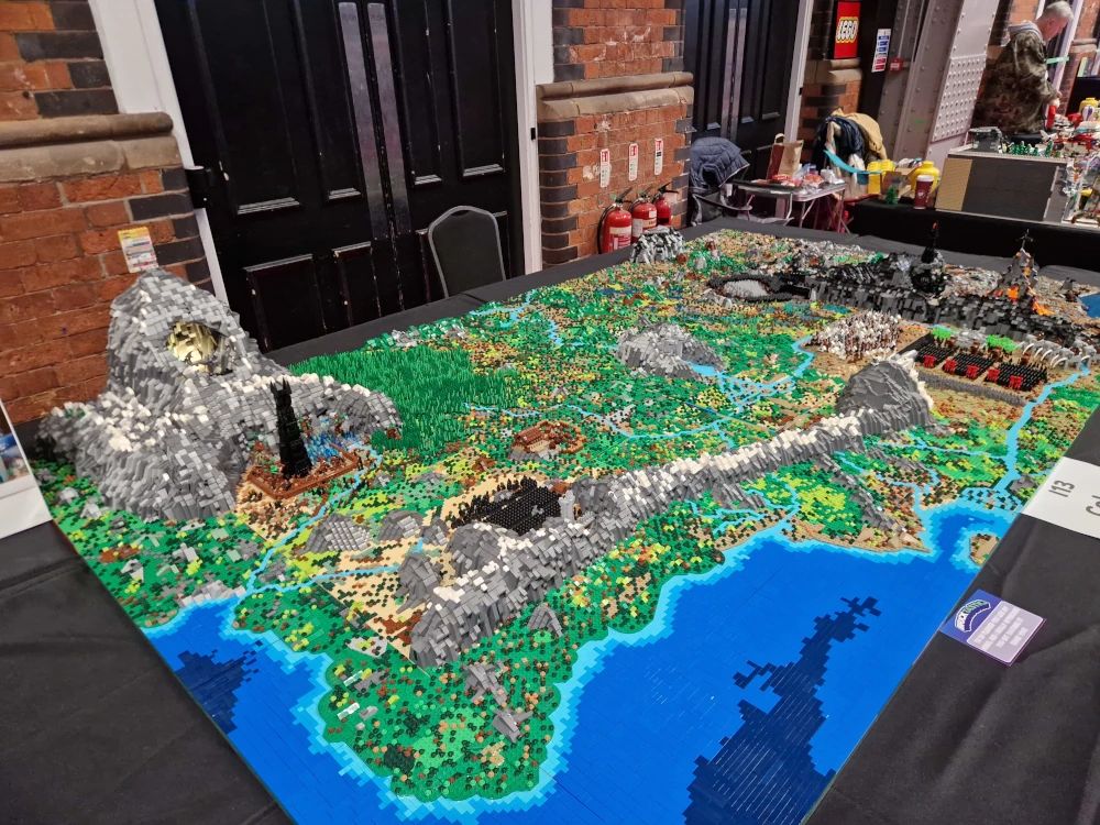 Bricktastic 2026 Lego Middle Earth Map