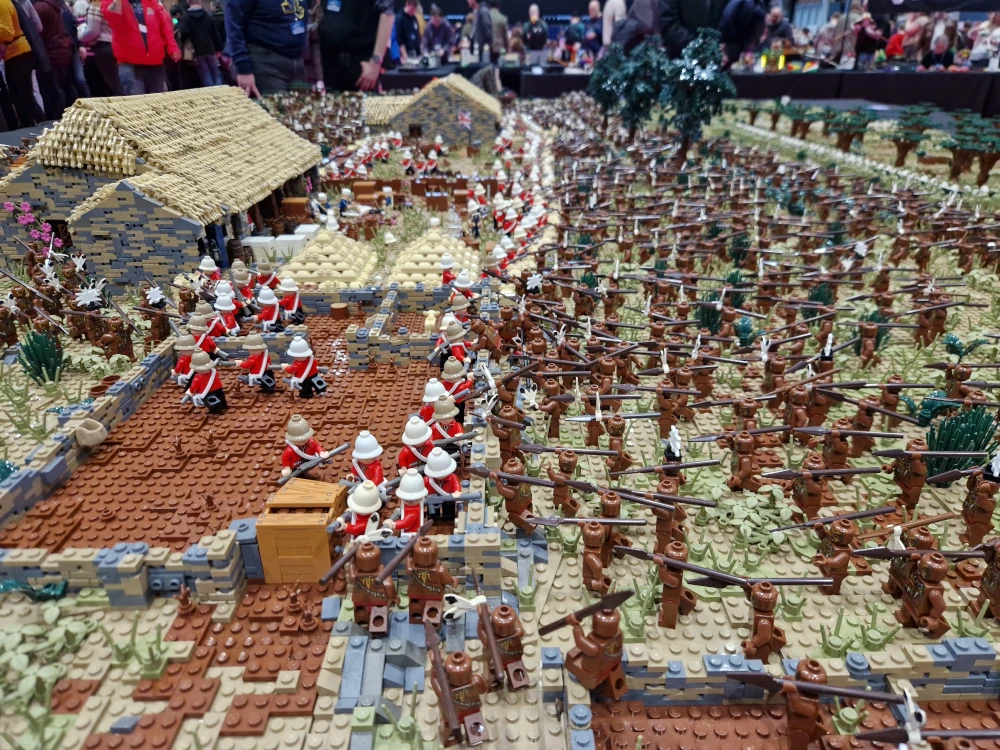 Bricktastic 2026 Anglo-Zulu Battle Scene
