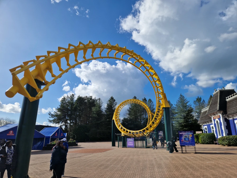 Alton Towers Corkscrew Repaint